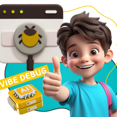 Тестирование & Vibe Debug. Охотники за багами - КИБЕРшкола программирования для детей, компьютерные курсы для школьников, начинающих и подростков - KIBERone г. Москворечье-Сабурово