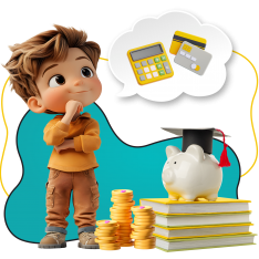 Финансовый интеллект вместе KIBERone - КИБЕРшкола программирования для детей, компьютерные курсы для школьников, начинающих и подростков - KIBERone г. Москворечье-Сабурово