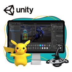 Мир игр на Unity 2D на популярном движке + AI-помощники - КИБЕРшкола программирования для детей, компьютерные курсы для школьников, начинающих и подростков - KIBERone г. Москворечье-Сабурово