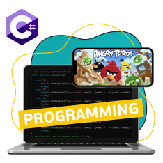 Программирование на C#. Удивительный мир 2D-игр - КИБЕРшкола программирования для детей, компьютерные курсы для школьников, начинающих и подростков - KIBERone г. Москворечье-Сабурово