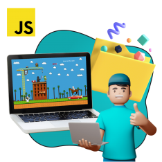 Программирование на JavaScript. Учимся создавать игры! - КИБЕРшкола программирования для детей, компьютерные курсы для школьников, начинающих и подростков - KIBERone г. Москворечье-Сабурово