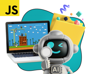Язык программирования JavaScript + AI. Проектное обучение + геймификация + AI-помощники - КИБЕРшкола программирования для детей, компьютерные курсы для школьников, начинающих и подростков - KIBERone г. Москворечье-Сабурово